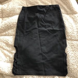 Fashion nova- black pencil skirt